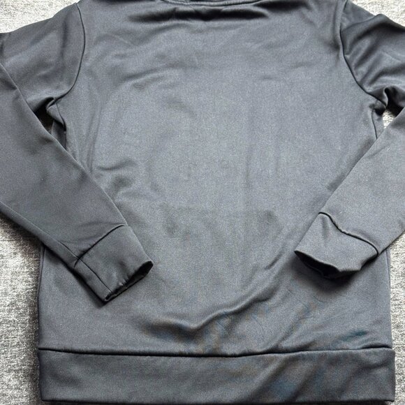 Nike Dri-Fit Women’s Black Pullover Hoodie Size Medium M Swoosh Logo Fleece Line - Picture 11 of 11